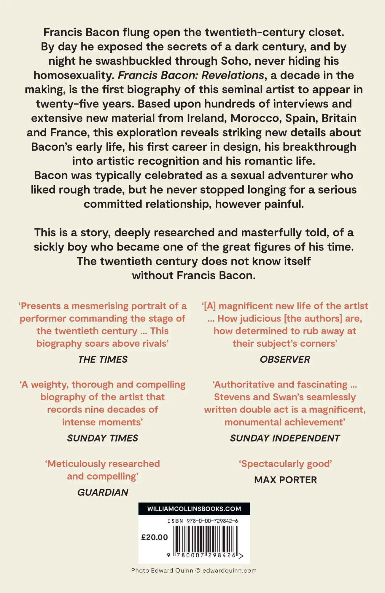 Rückseite: 9780007298426 | Francis Bacon | Revelations | Annalyn Swan (u. a.) | Taschenbuch