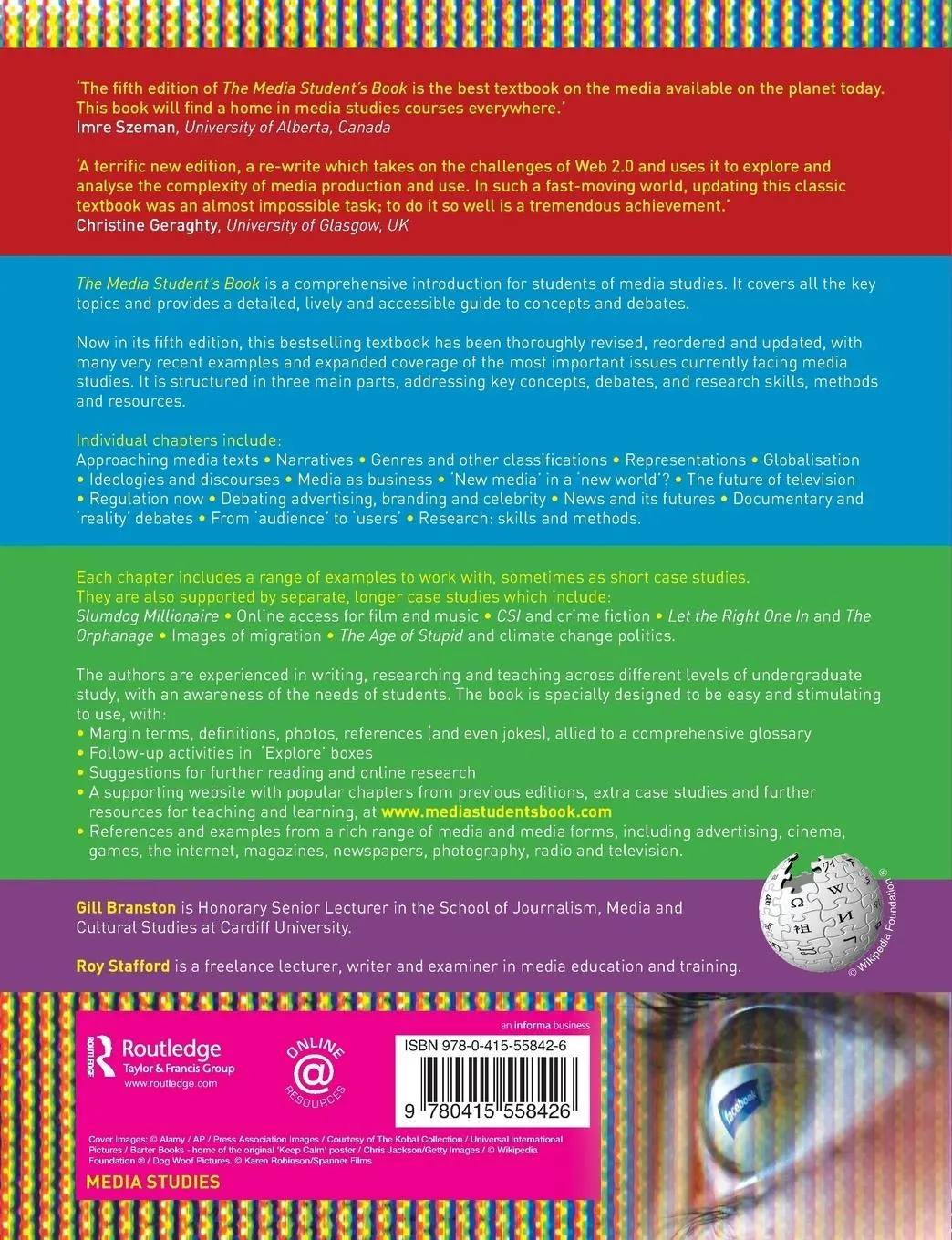 Rückseite: 9780415558426 | The Media Student's Book | Gill Branston (u. a.) | Taschenbuch | 2010