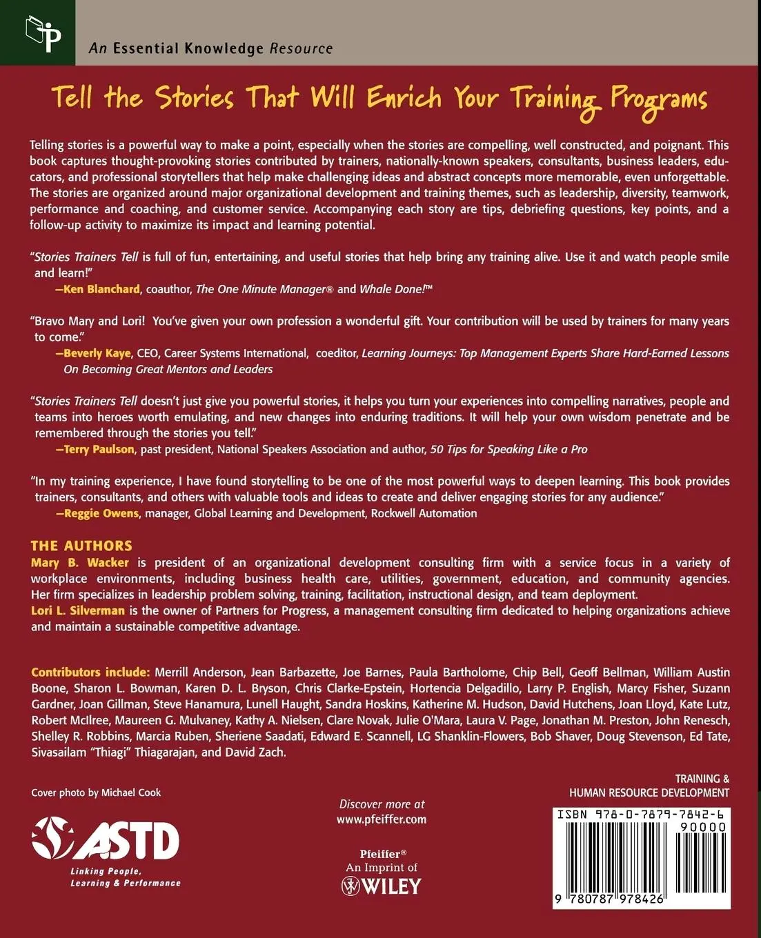 Rückseite: 9780787978426 | Stories Trainers Tell | 55 Ready-To-Use Stories to Make Training Stick