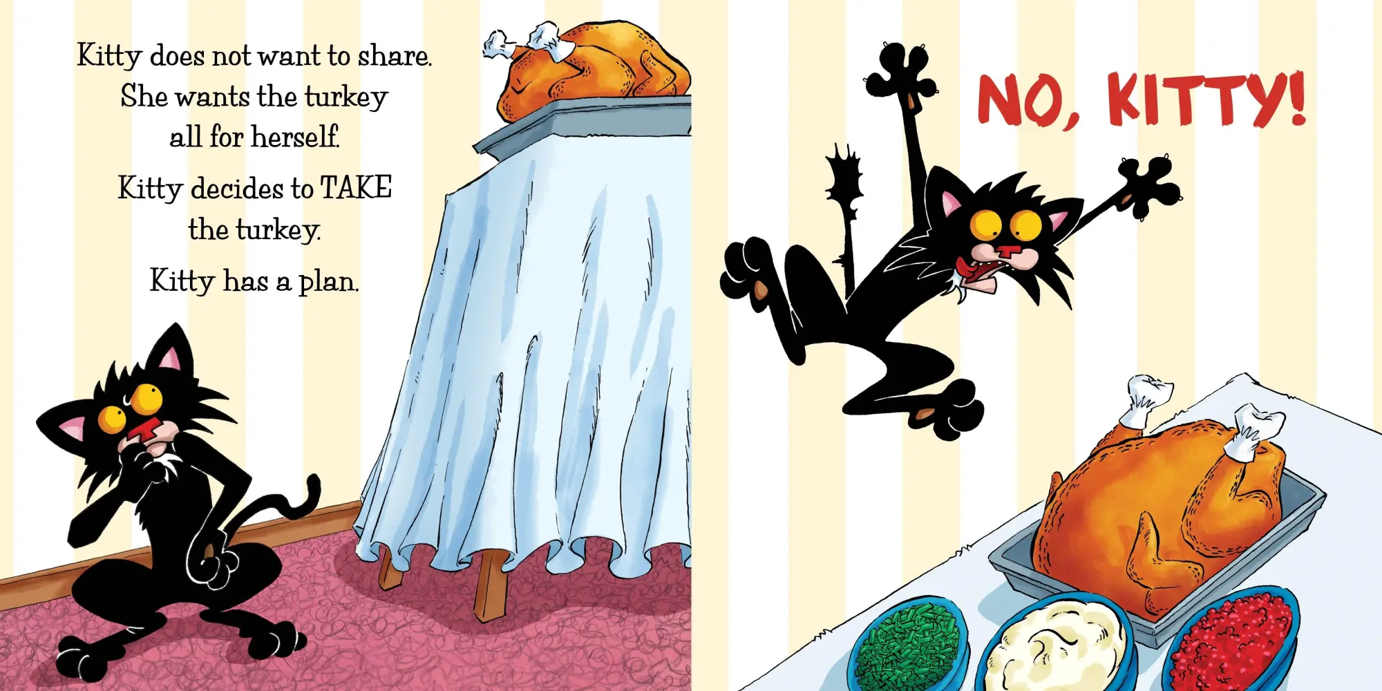 Bild: 9781250198426 | Bad Kitty Does Not Like Thanksgiving | Nick Bruel | Taschenbuch | 2019