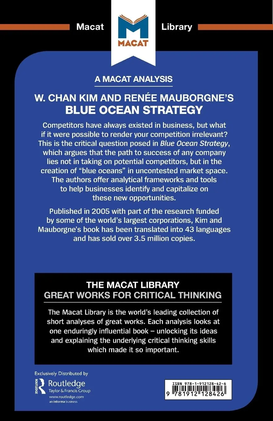 Rückseite: 9781912128426 | An Analysis of W. Chan Kim and Renée Mauborgne's Blue Ocean Strategy