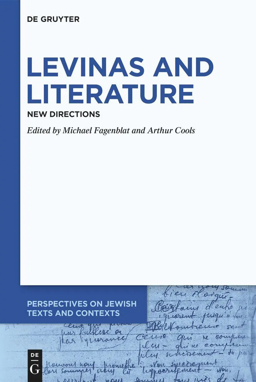 Cover: 9783111088426 | Levinas and Literature | New Directions | Arthur Cools (u. a.) | Buch