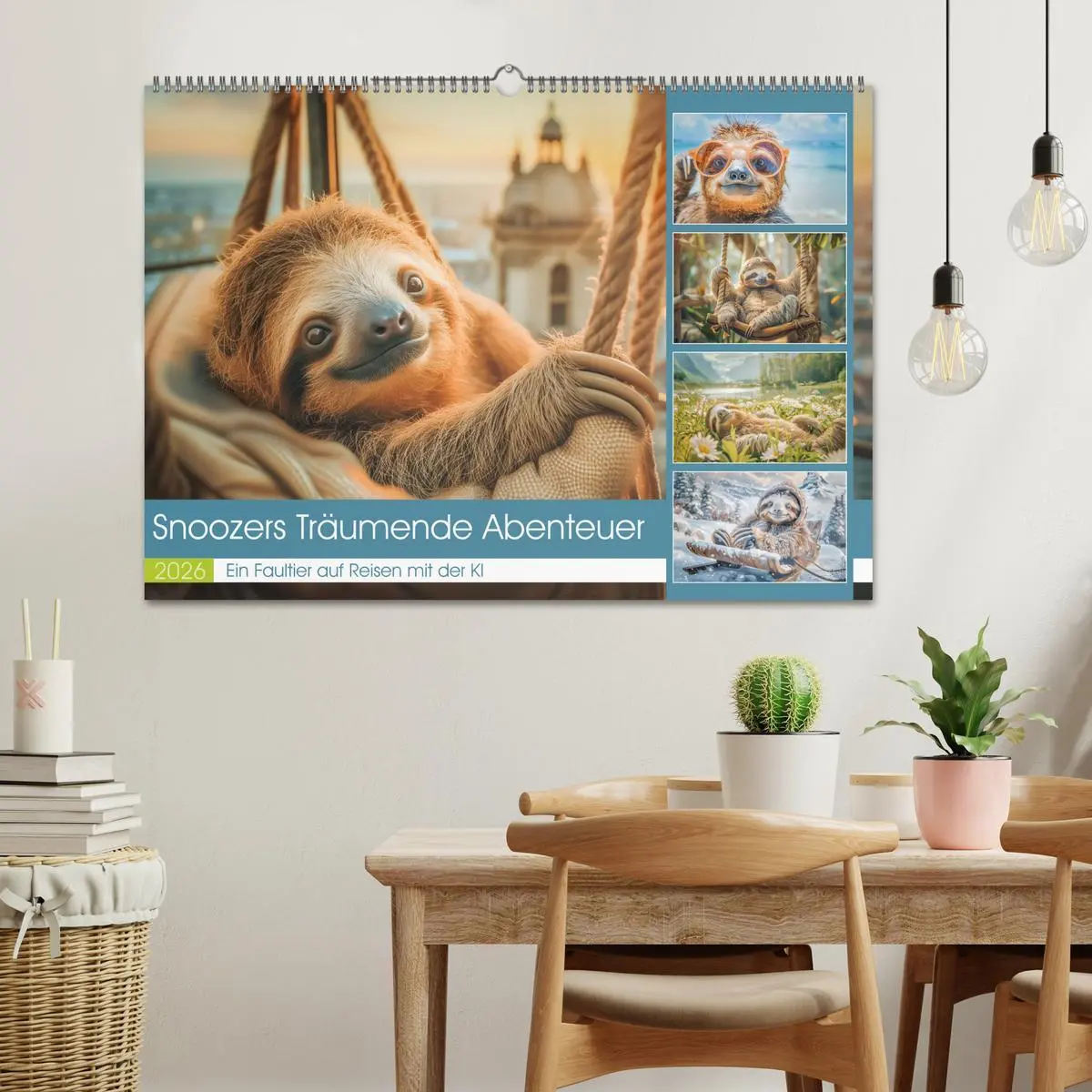Bild: 9783457388426 | Snoozers Träumende Abenteuer (Wandkalender 2026 DIN A2 quer),...