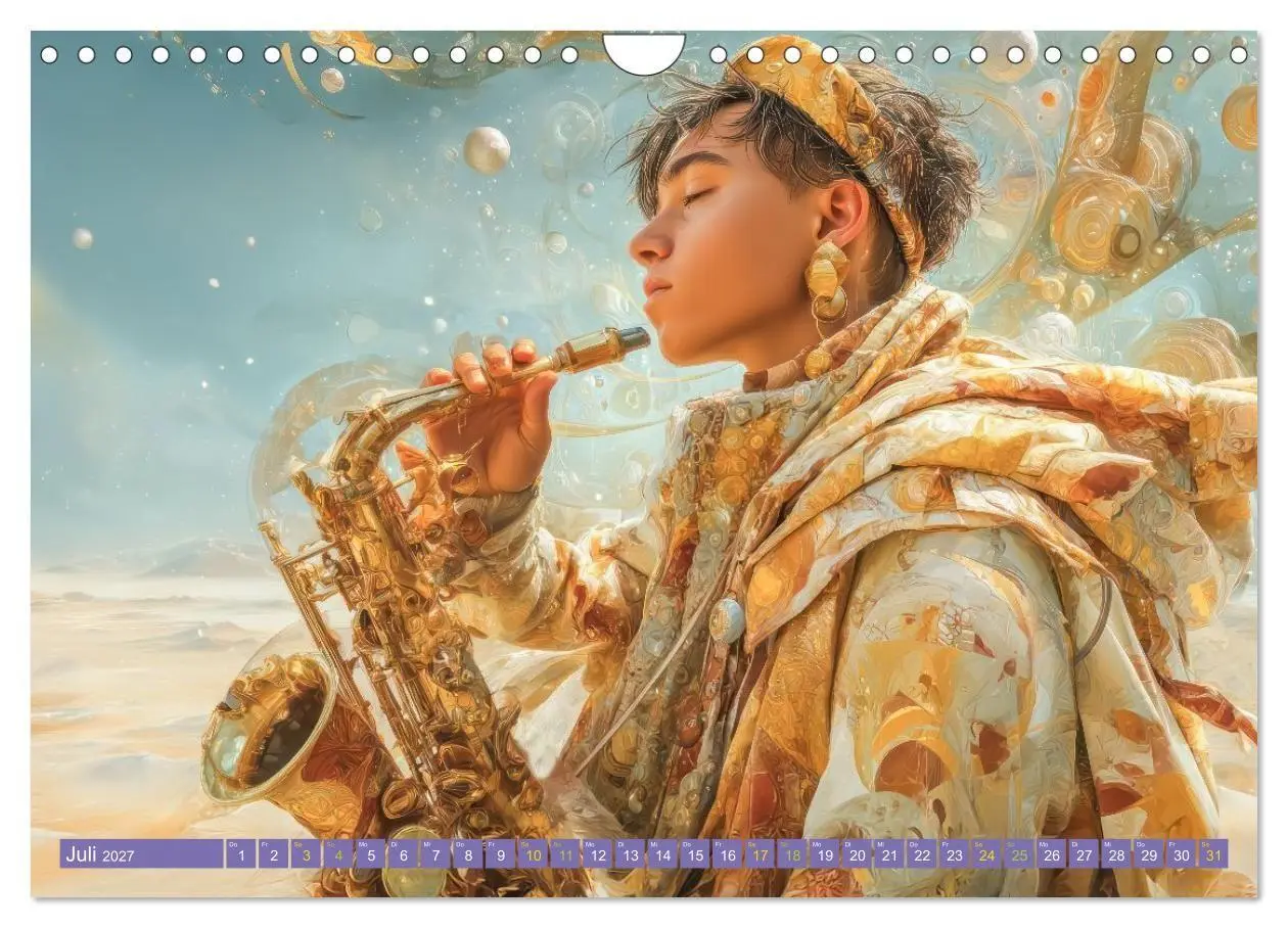 Bild: 9783516928426 | Eine Liebe zur Musik - Musikanten (Wandkalender 2027 DIN A4 quer),...