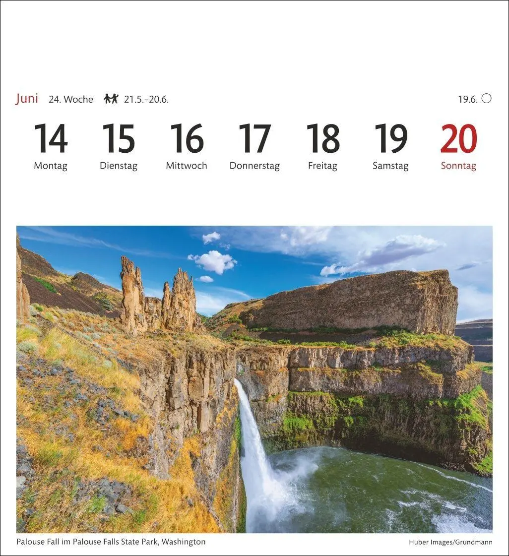 Bild: 9783840038426 | USA Sehnsuchtskalender 2027 - Wochenkalender mit 53 Postkarten | 54 S.