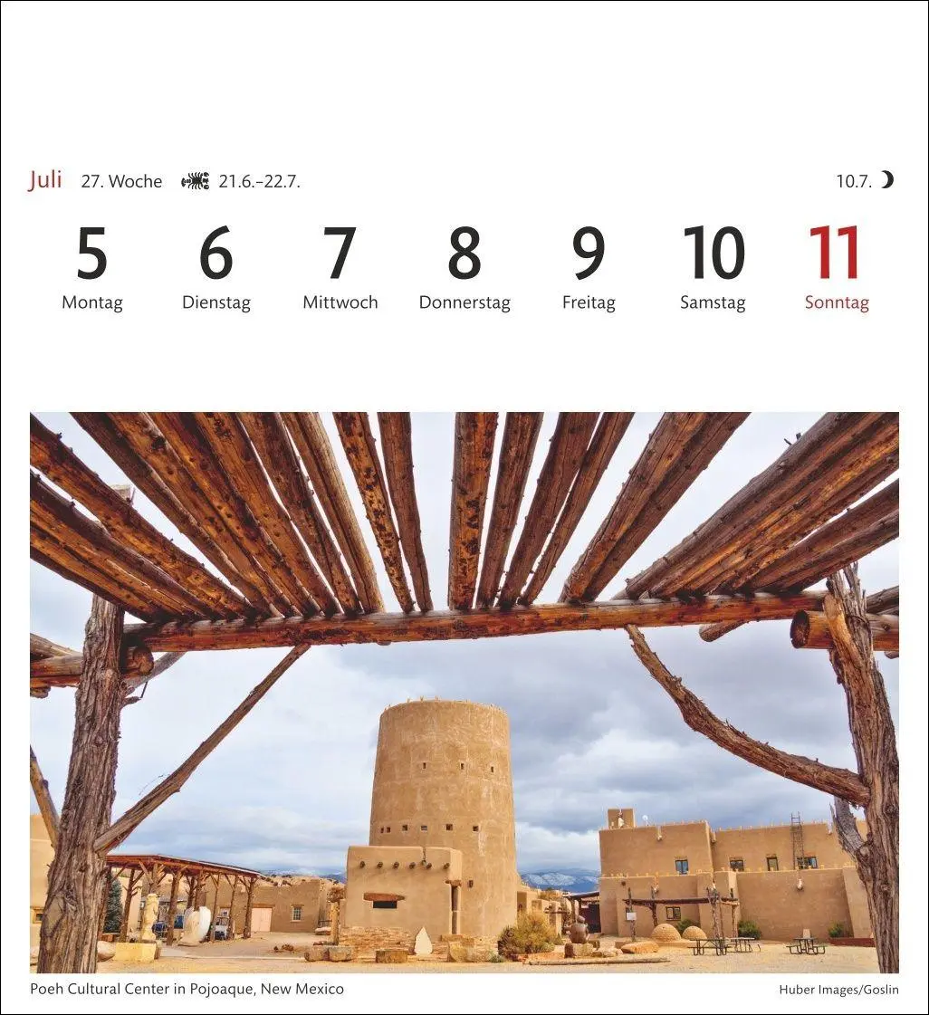 Bild: 9783840038426 | USA Sehnsuchtskalender 2027 - Wochenkalender mit 53 Postkarten | 54 S.