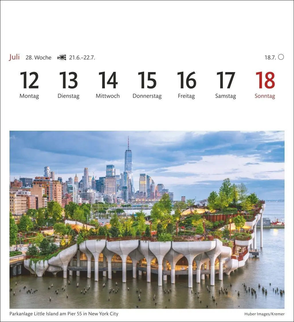 Bild: 9783840038426 | USA Sehnsuchtskalender 2027 - Wochenkalender mit 53 Postkarten | 54 S.