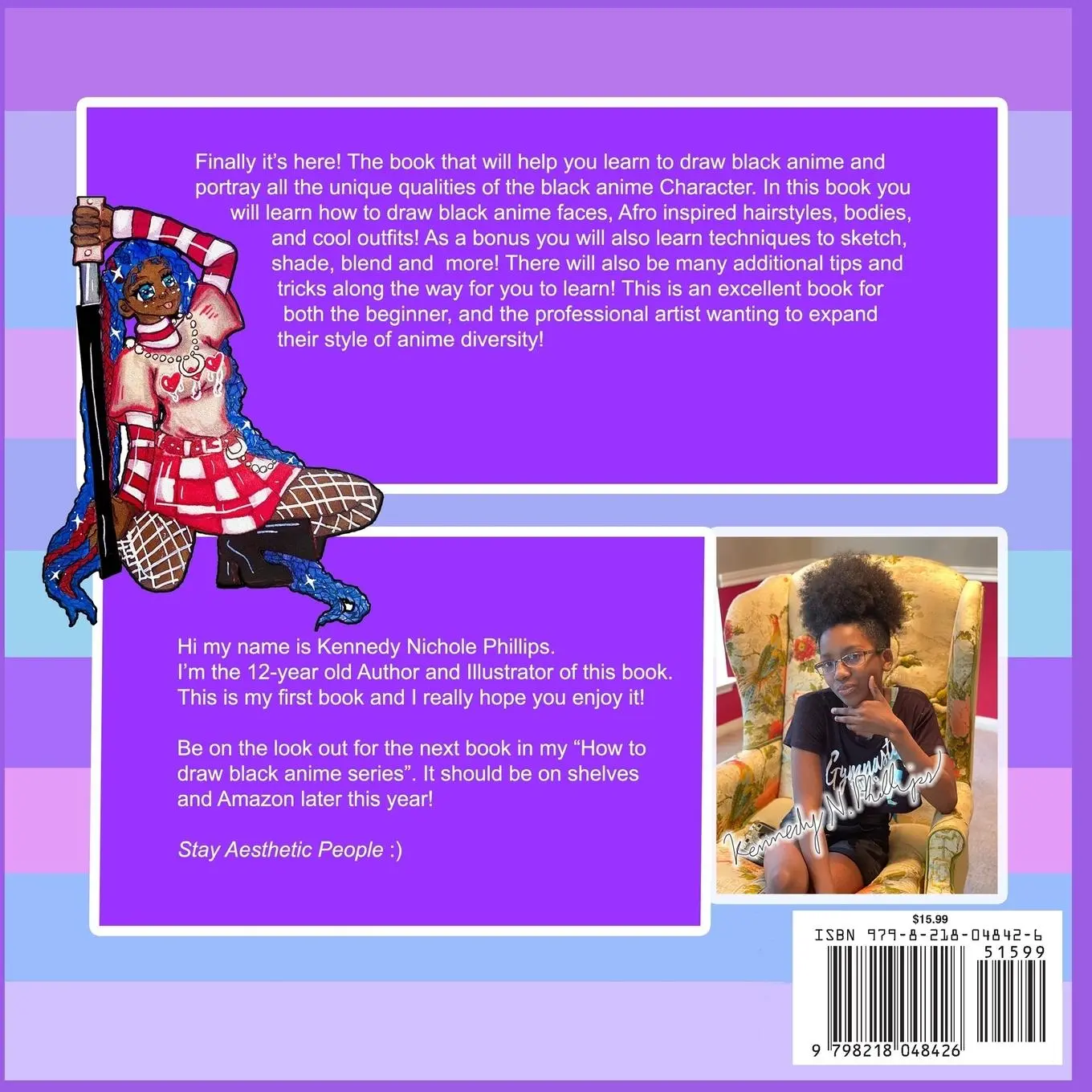 Rückseite: 9798218048426 | The Ultimate Guide to Drawing Black Anime and Manga Characters | Buch
