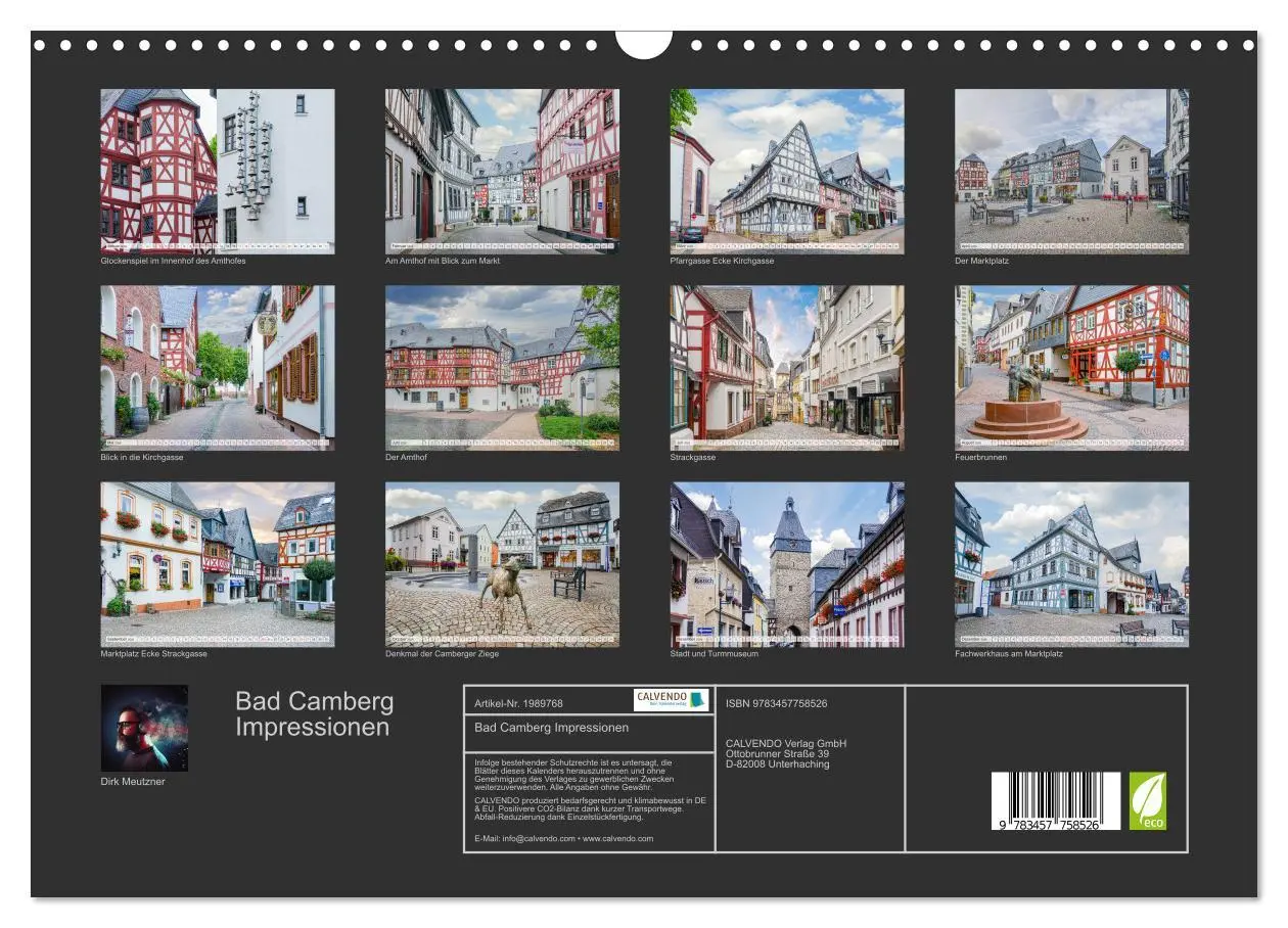 Bild: 9783457758526 | Bad Camberg Impressionen (Wandkalender 2026 DIN A3 quer), CALVENDO...