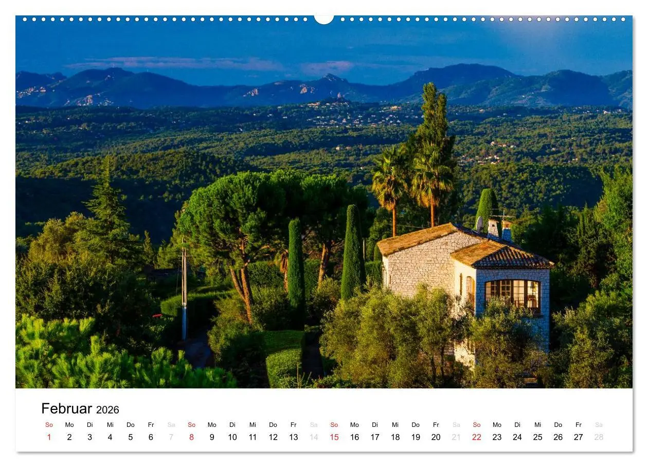 Bild: 9783516158526 | Cote D`Azur (hochwertiger Premium Wandkalender 2026 DIN A2 quer),...