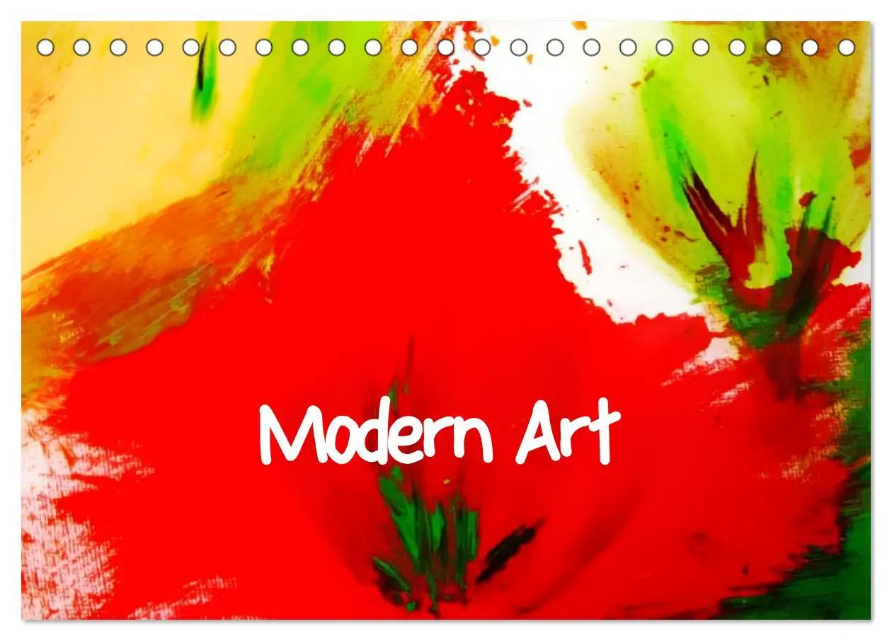 Cover: 9783516228526 | Modern Art (Tischkalender 2026 DIN A5 quer), CALVENDO Monatskalender