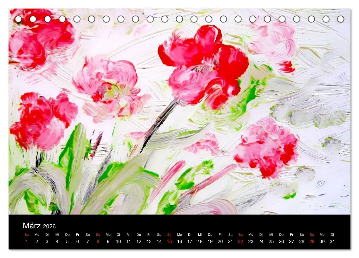 Bild: 9783516228526 | Modern Art (Tischkalender 2026 DIN A5 quer), CALVENDO Monatskalender