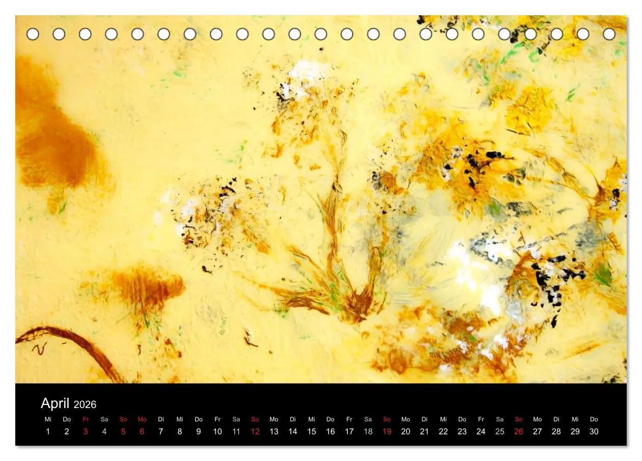 Bild: 9783516228526 | Modern Art (Tischkalender 2026 DIN A5 quer), CALVENDO Monatskalender