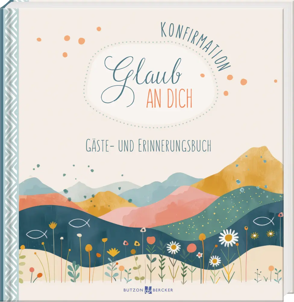 Cover: 9783766638526 | Konfirmation - Glaub an dich | Gäste- und Erinnerungsbuch | Buch