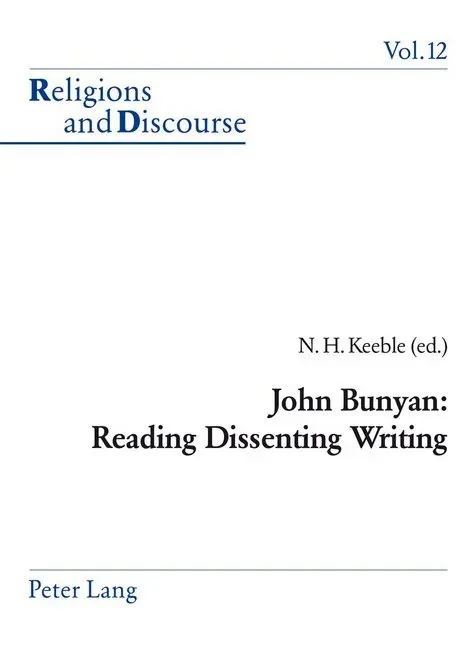 Cover: 9783906768526 | John Bunyan: Reading Dissenting Writing | Neil Keeble | Taschenbuch