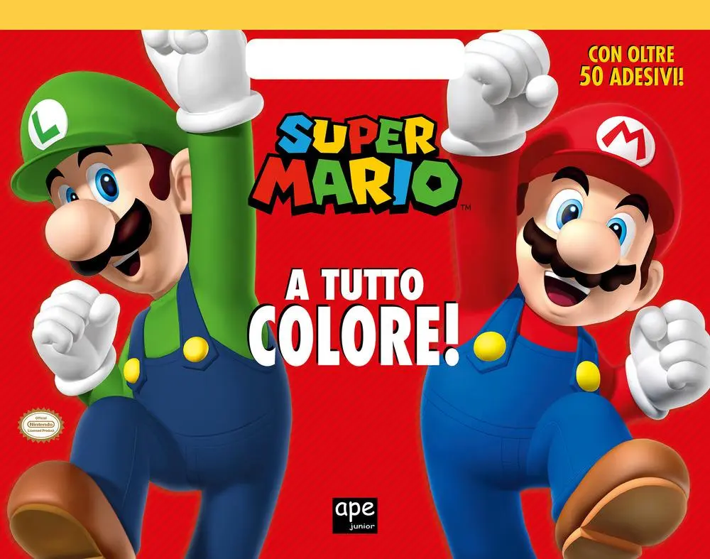 Cover: 9788893098526 | Super Mario a tutto colore! Con adesivi | Taschenbuch | Italienisch