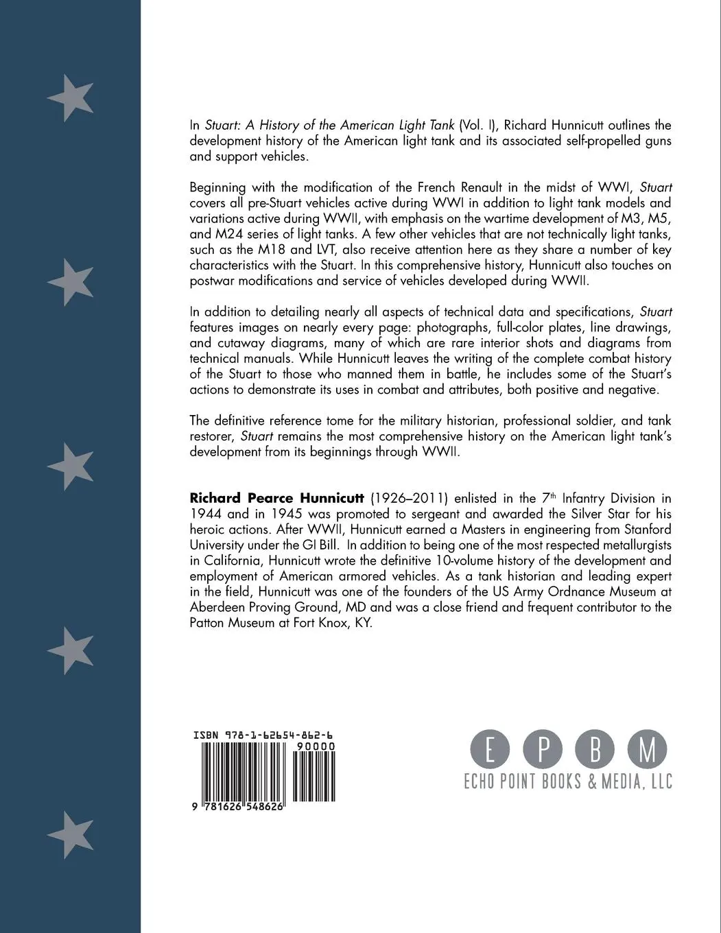 Rückseite: 9781626548626 | Stuart | A History of the American Light Tank, Vol. 1 | Hunnicutt