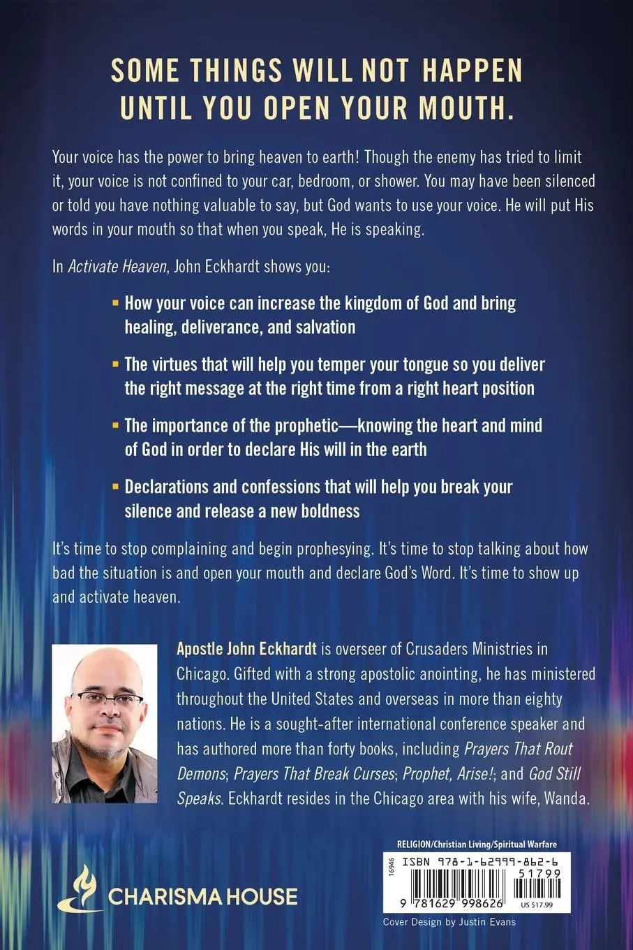 Rückseite: 9781629998626 | Activate Heaven | John Eckhardt | Taschenbuch | Englisch | 2021