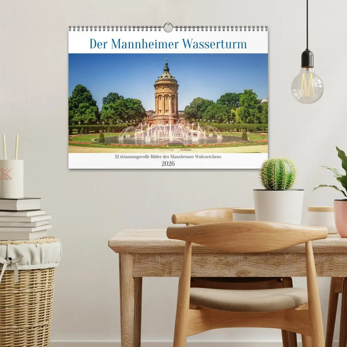 Bild: 9783457368626 | Der Mannheimer Wasserturm (Wandkalender 2026 DIN A3 quer), CALVENDO...