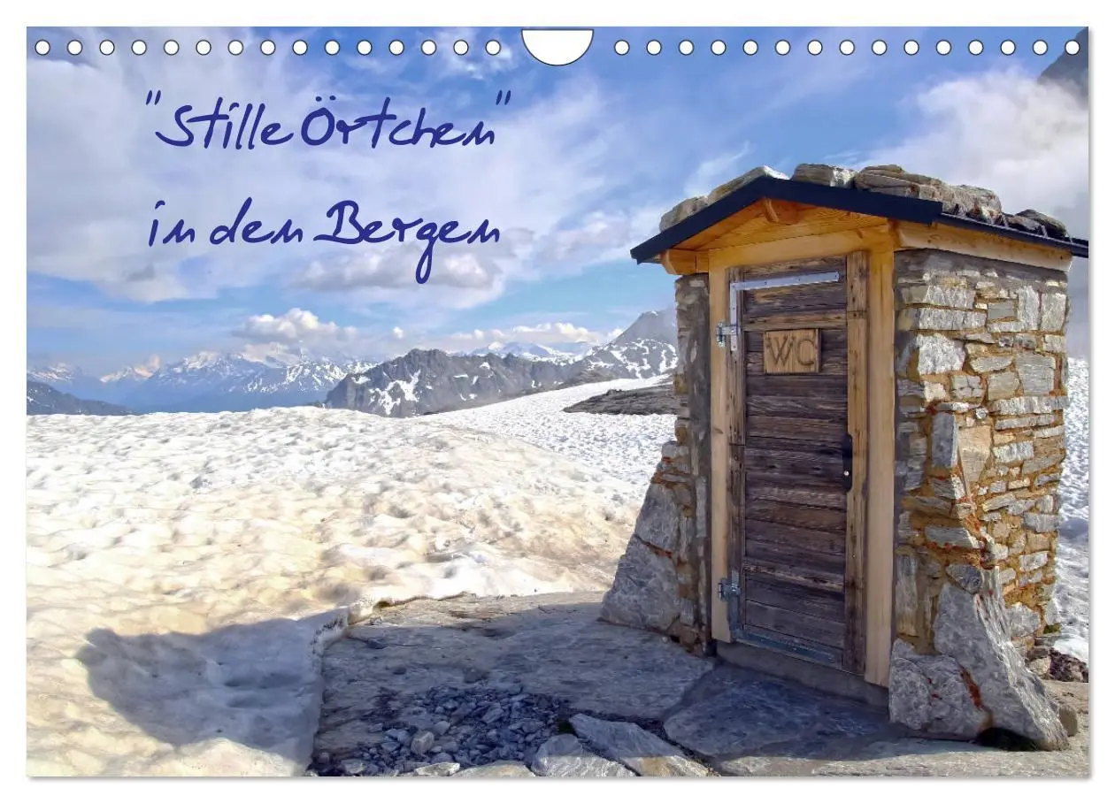 Cover: 9783457818626 | "Stille Örtchen" in den Bergen (Wandkalender 2026 DIN A4 quer),...