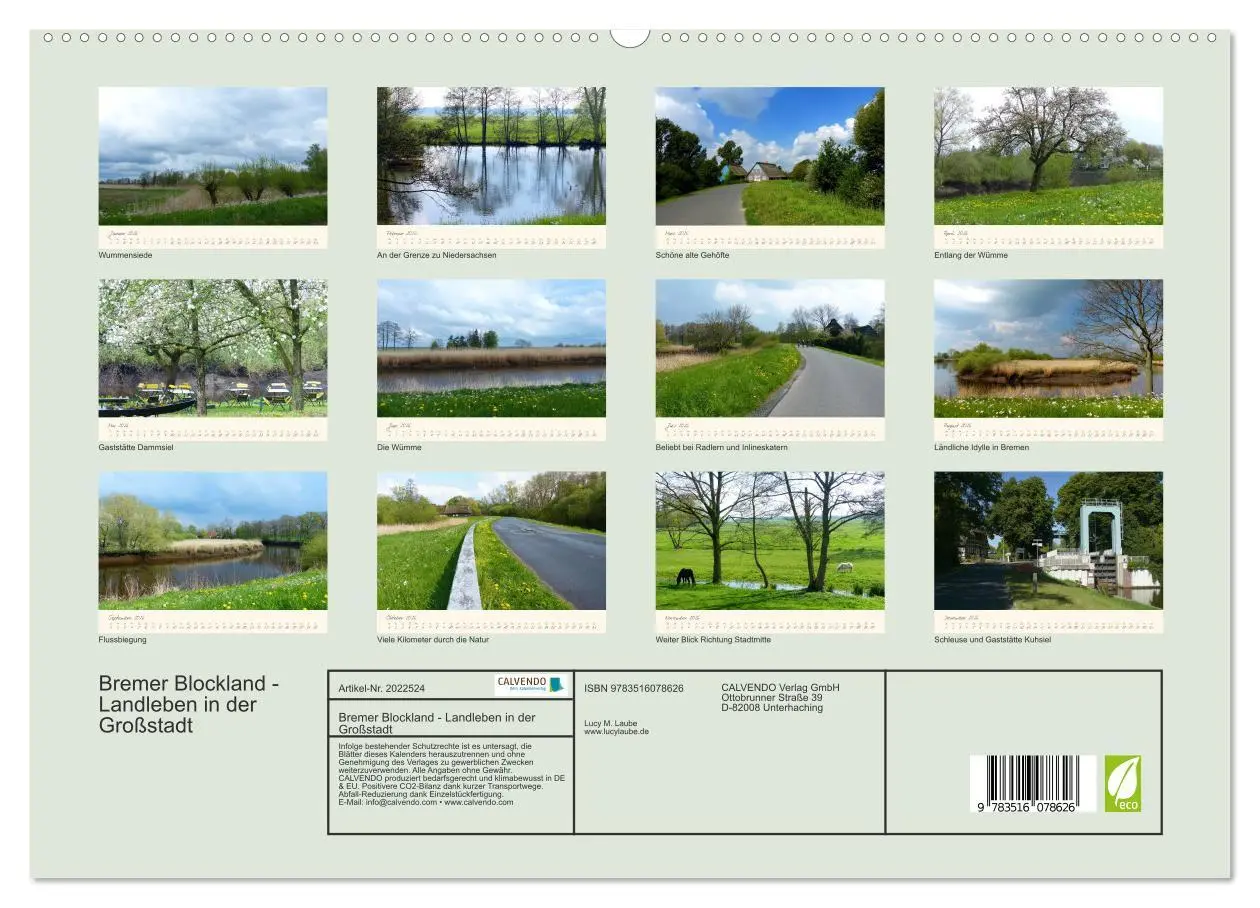 Bild: 9783516078626 | Bremer Blockland - Landleben in der Großstadt (hochwertiger Premium...