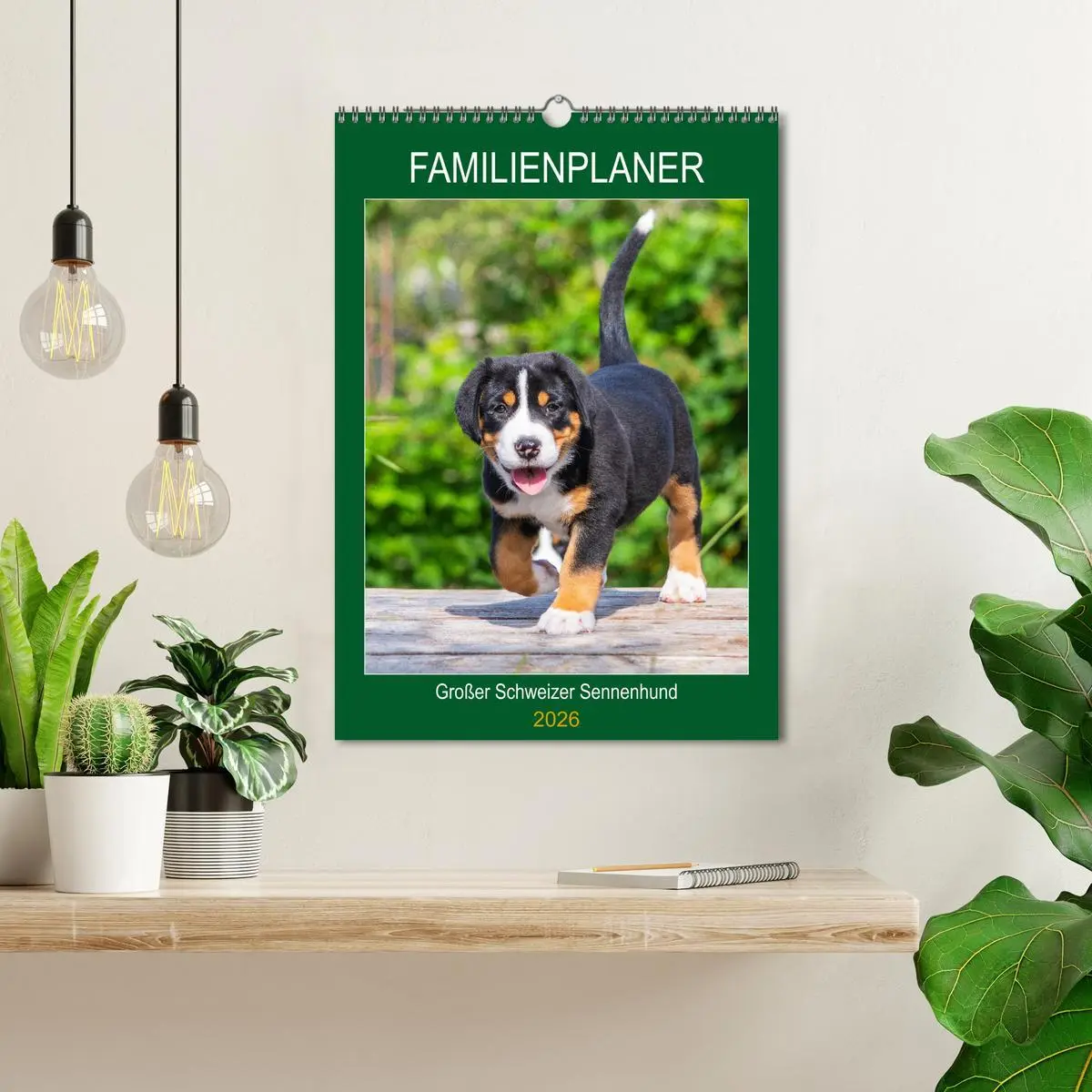 Bild: 9783516388626 | Familienplaner Großer Schweizer Sennenhund (Wandkalender 2026 DIN...