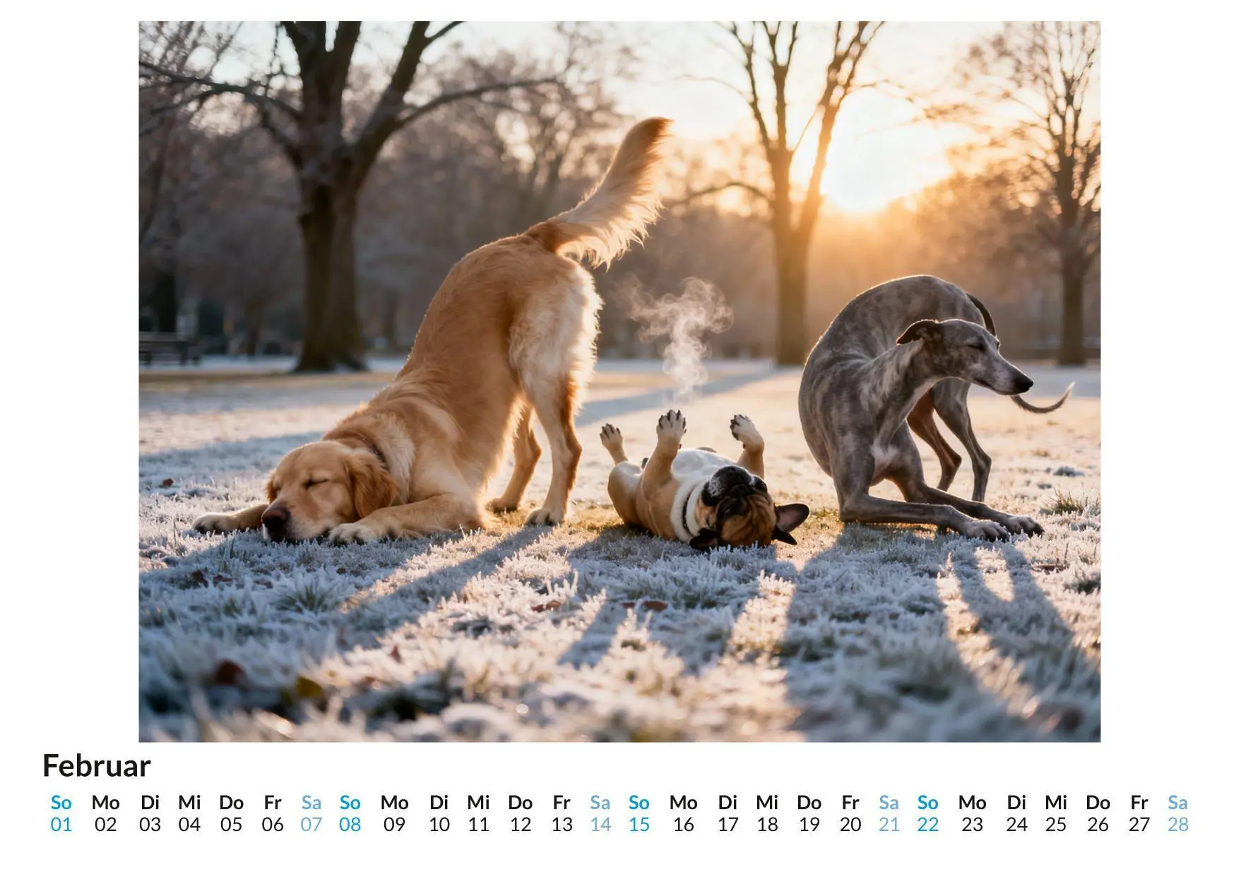 Bild: 9783695348626 | Yoga-Hunde | Amelia Schubert | Kalender | Deutsch | 2026 | FlipFlop