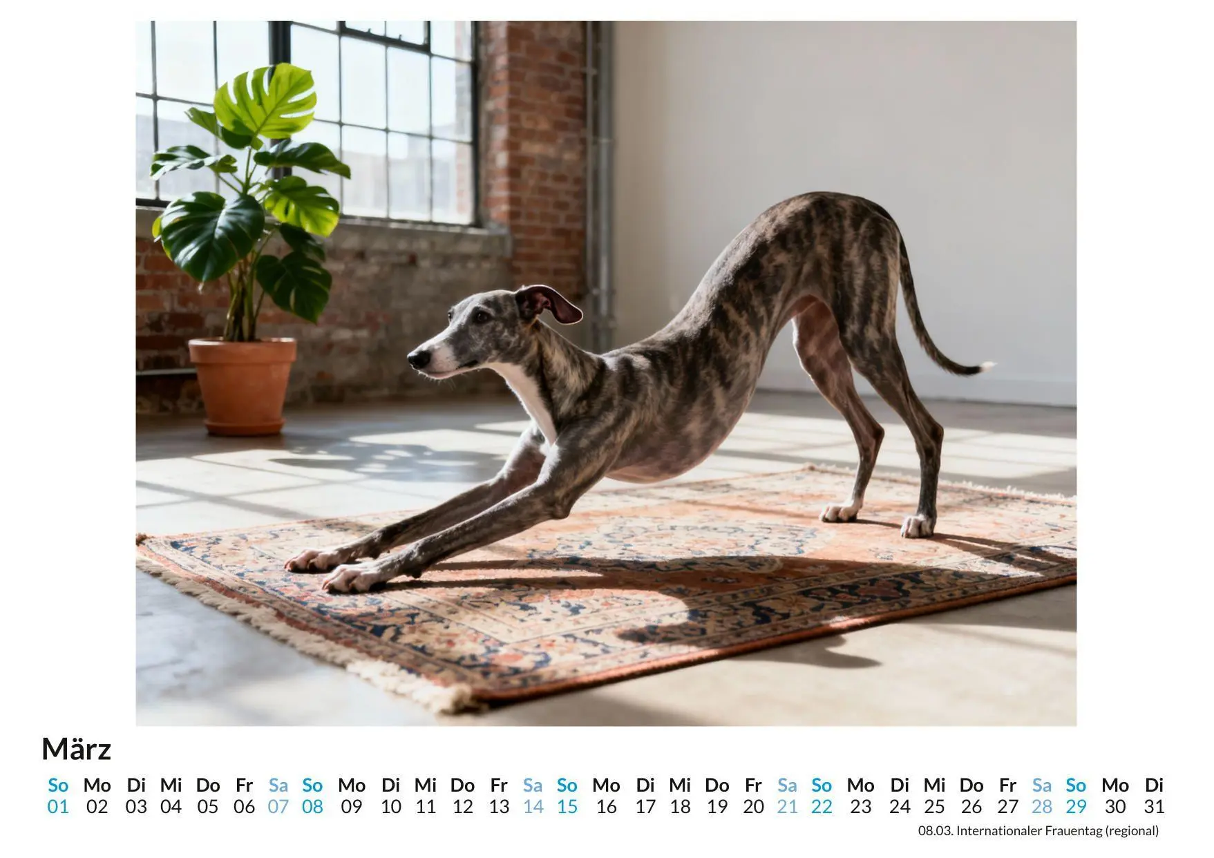 Bild: 9783695348626 | Yoga-Hunde | Amelia Schubert | Kalender | Deutsch | 2026 | FlipFlop