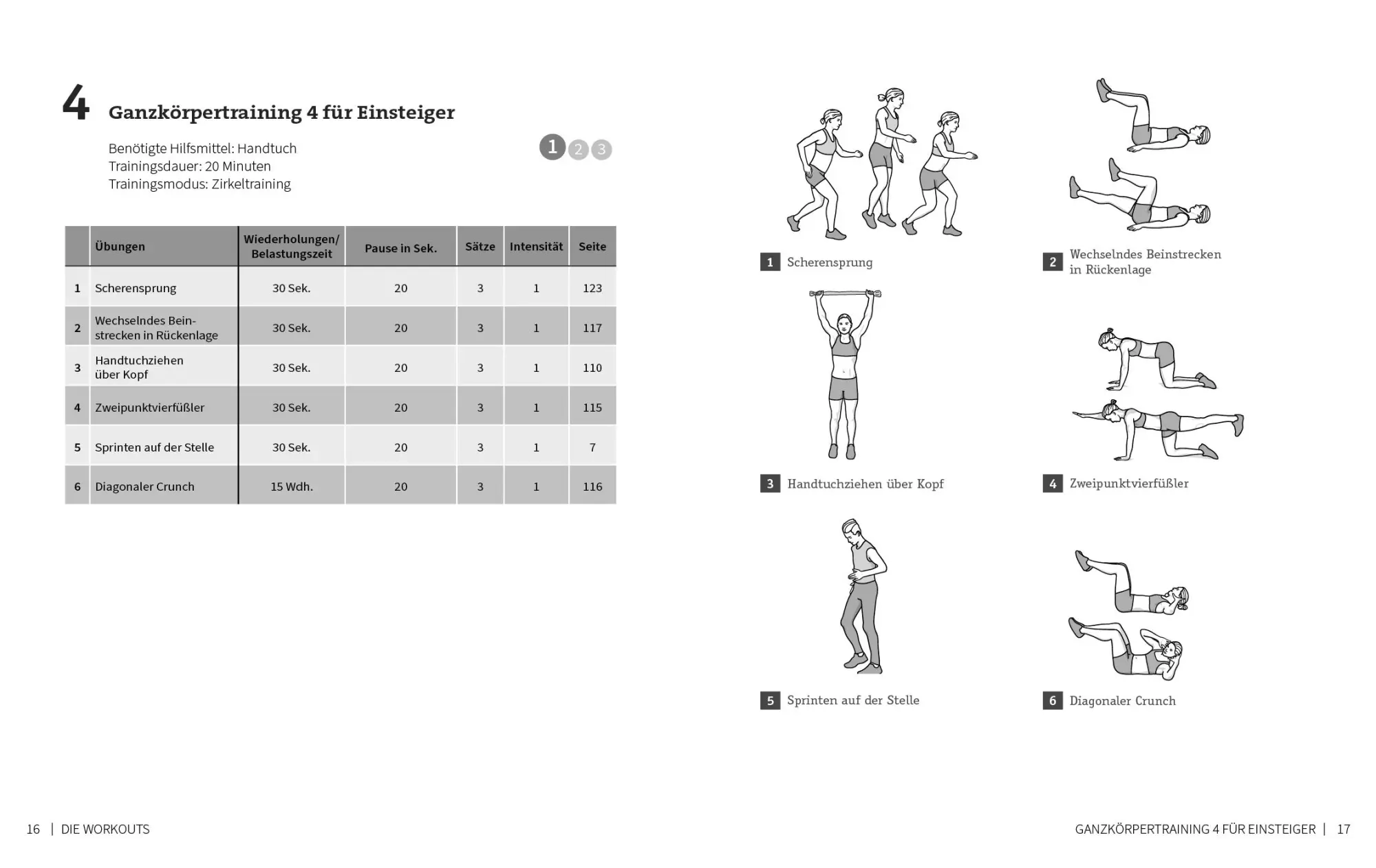Bild: 9783742318626 | 50 Workouts für zu Hause | Fit, stark und beweglich ohne Fitnessstudio