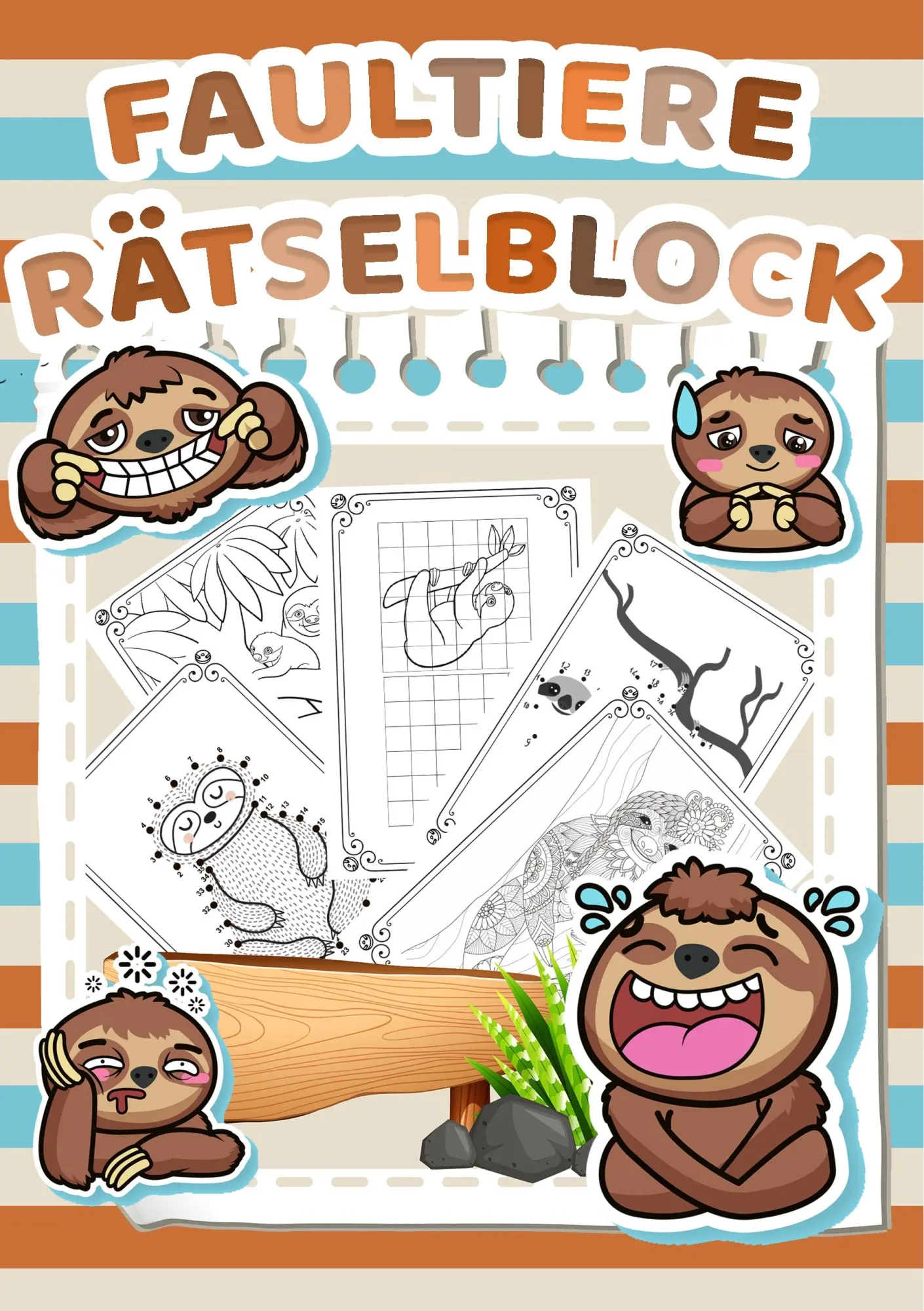 Cover: 9783748118626 | Mein Vorschul und Grundschul Rätselblock (Faultier-Edition) -...