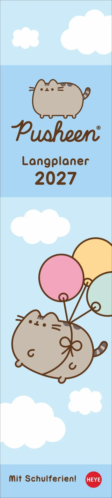 Cover: 9783756418626 | Pusheen Langplaner 2027 | Kalender | 13 S. | Deutsch | 2027 | Heye