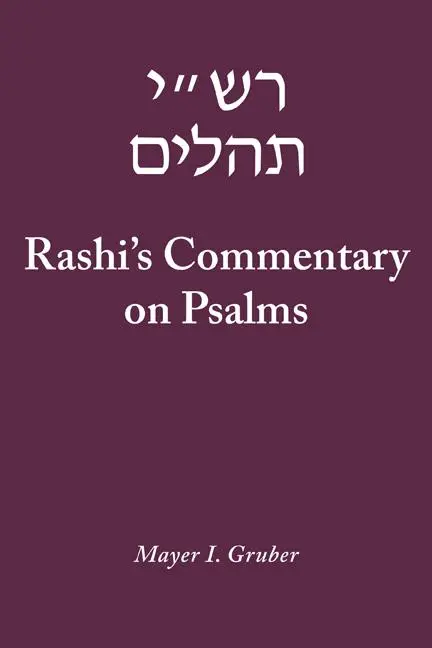 Cover: 9780827608726 | Rashi's Commentary on Psalms | Mayer I. Gruber | Taschenbuch | 2007