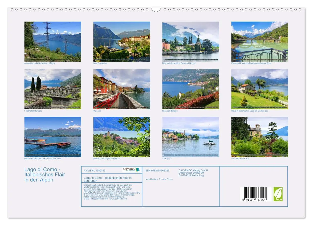 Bild: 9783457668726 | Lago di Como - Italienisches Flair in den Alpen (hochwertiger...