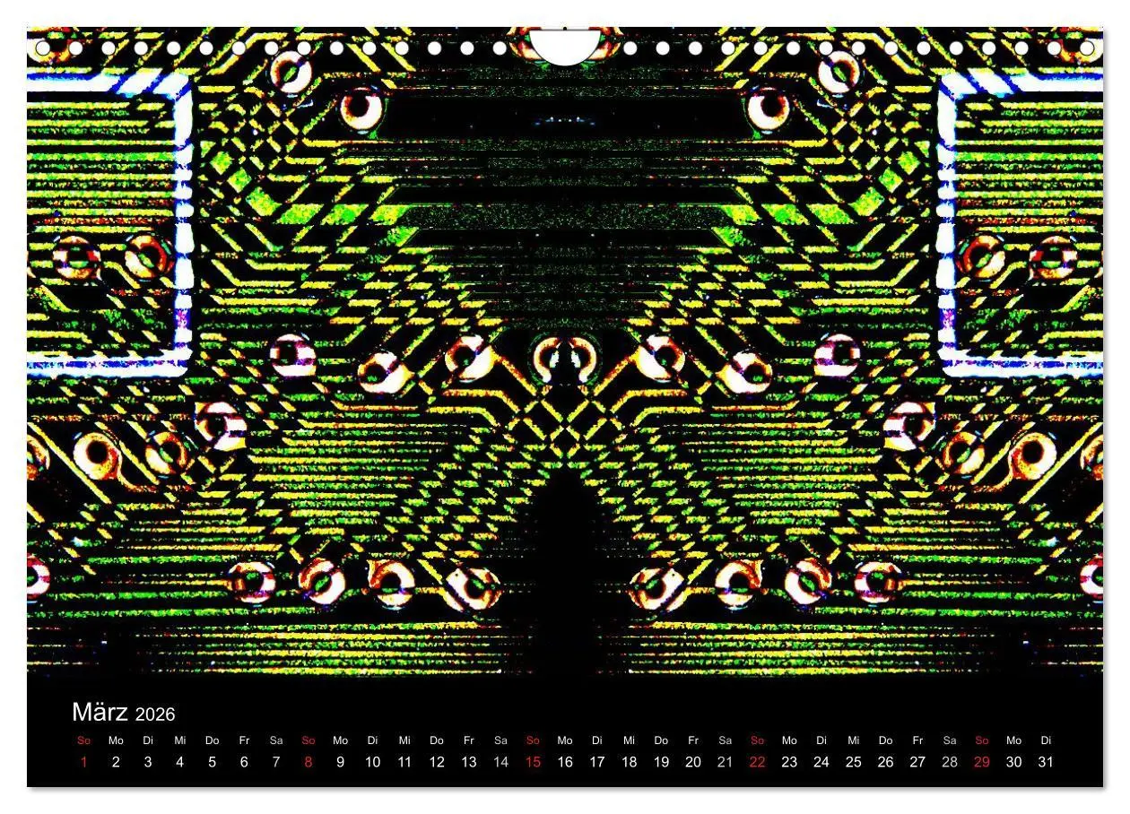 Bild: 9783516208726 | Computer ganz nah (Wandkalender 2026 DIN A4 quer), CALVENDO...