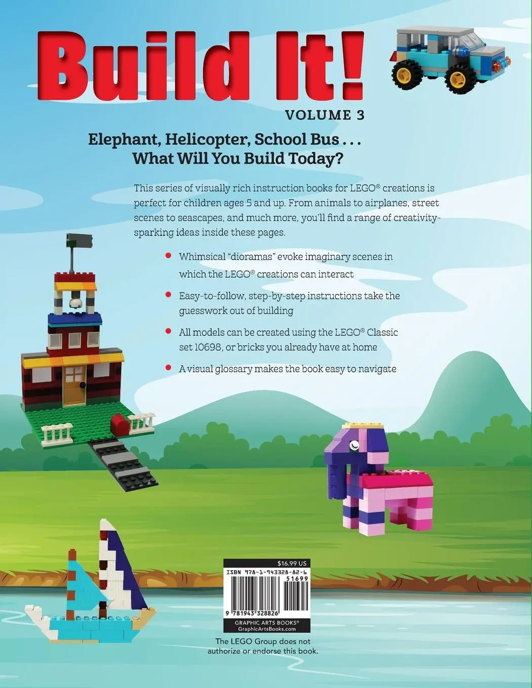 Rückseite: 9781943328826 | Build It! Volume 3 | Make Supercool Models with Your LEGO® Classic Set