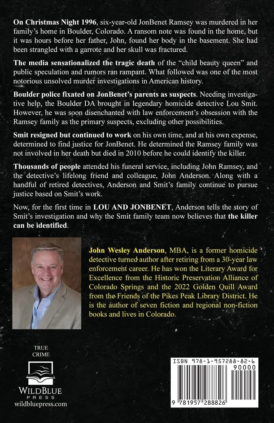 Rückseite: 9781957288826 | LOU AND JONBENÉT | John Wesley Anderson | Taschenbuch | Englisch