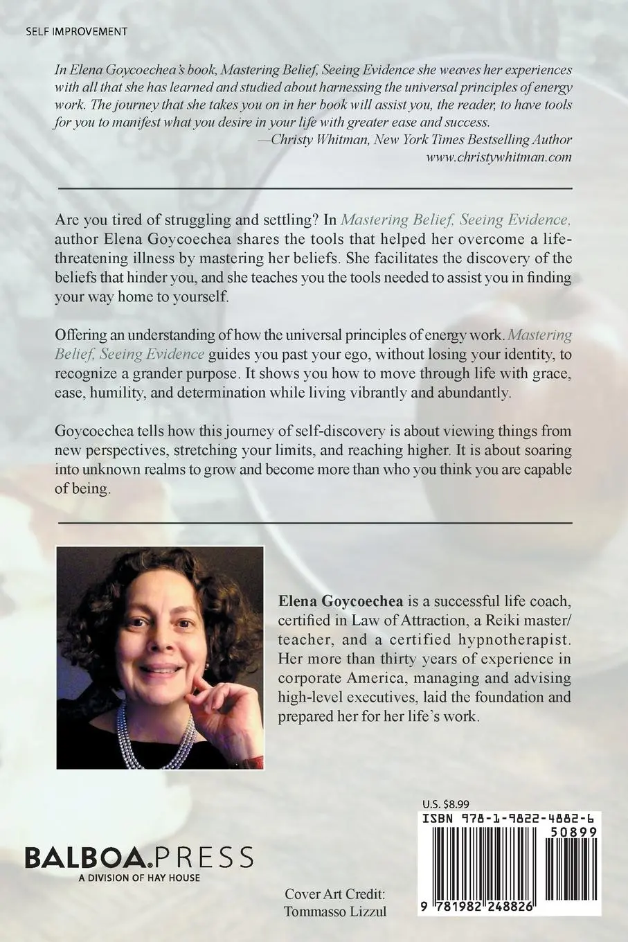Rückseite: 9781982248826 | Mastering Belief, Seeing Evidence | Elena Goycoechea | Taschenbuch