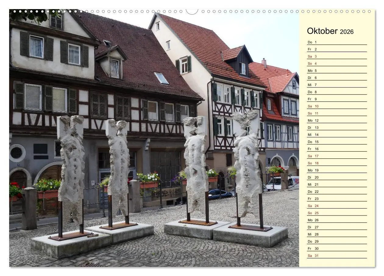 Bild: 9783457898826 | Unterwegs in Schorndorf (Wandkalender 2026 DIN A2 quer), CALVENDO...