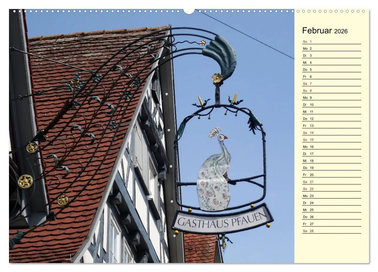 Bild: 9783457898826 | Unterwegs in Schorndorf (Wandkalender 2026 DIN A2 quer), CALVENDO...