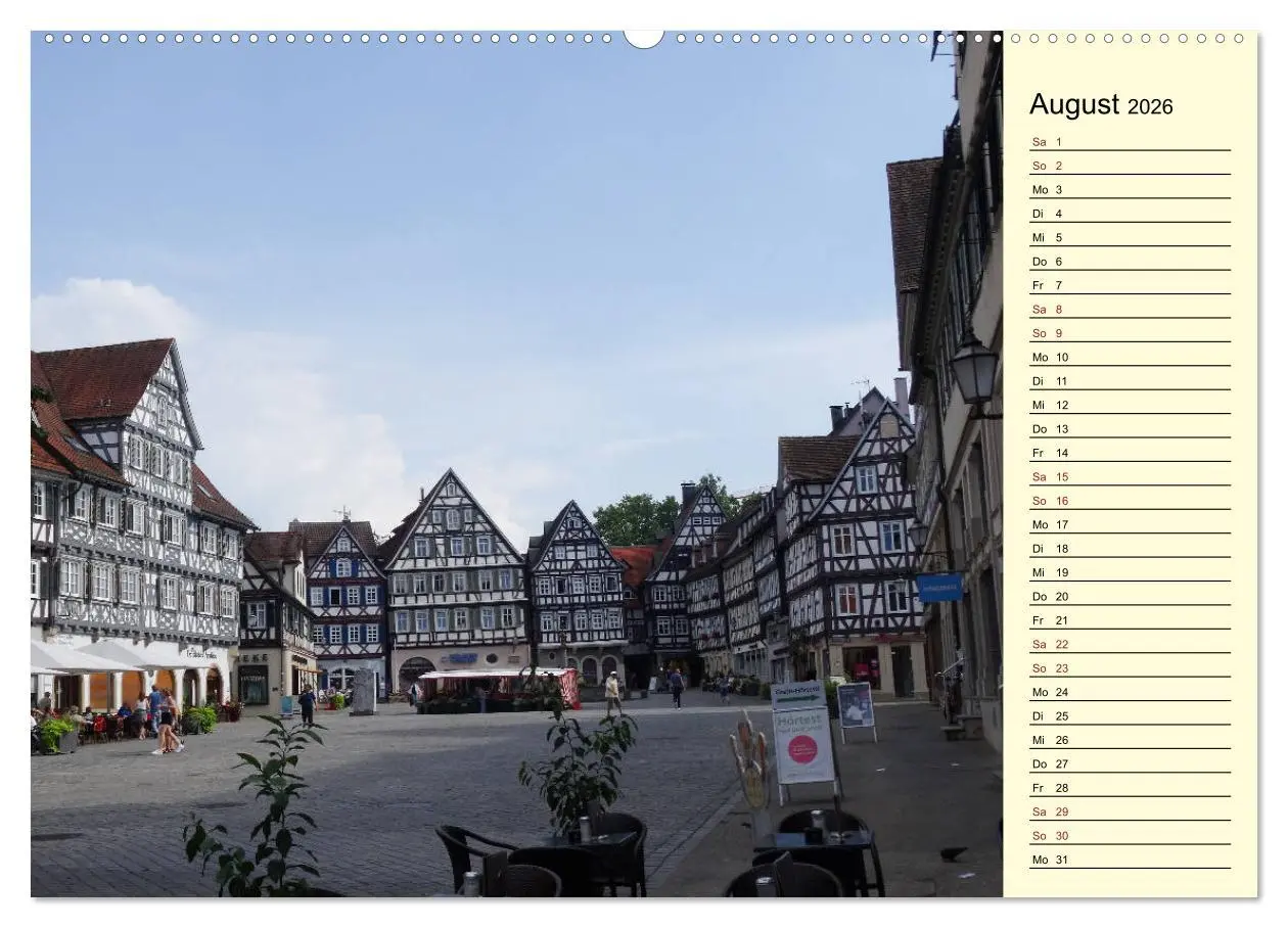 Bild: 9783457898826 | Unterwegs in Schorndorf (Wandkalender 2026 DIN A2 quer), CALVENDO...