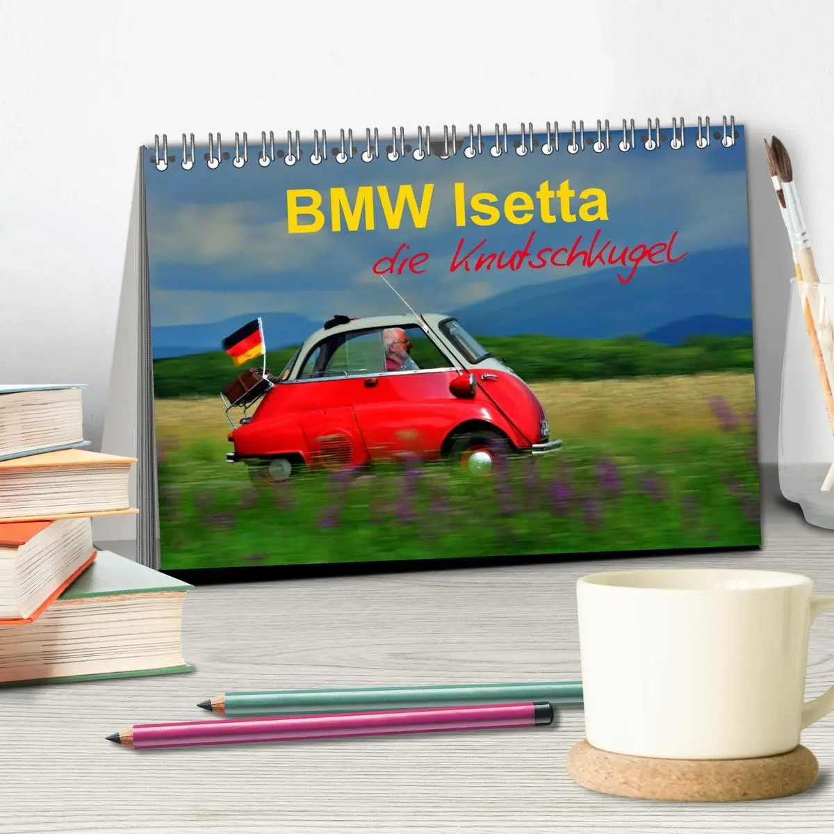 Bild: 9783516128826 | BMW Isetta - Die Knutschkugel (Tischkalender 2026 DIN A5 quer),...