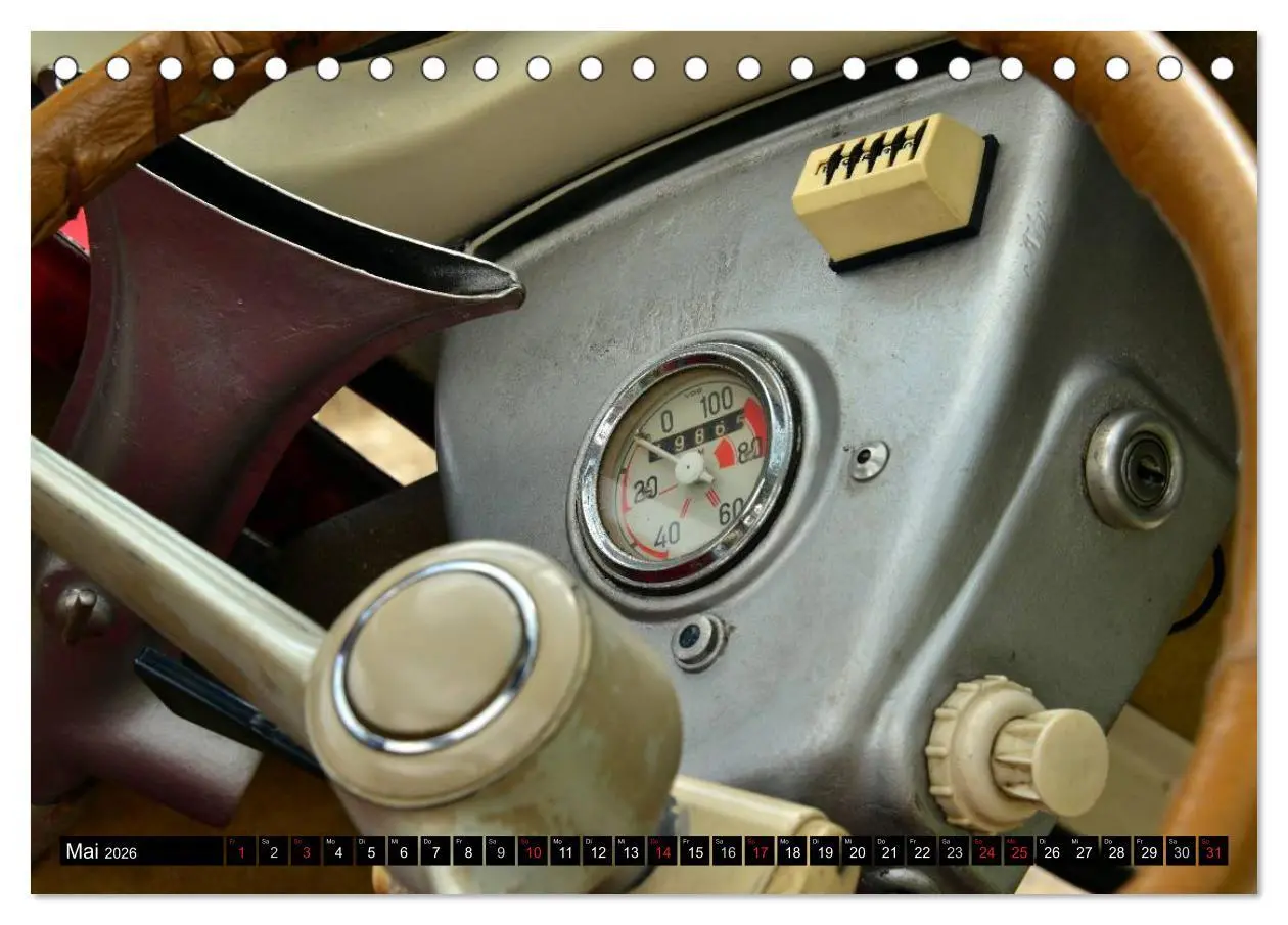 Bild: 9783516128826 | BMW Isetta - Die Knutschkugel (Tischkalender 2026 DIN A5 quer),...