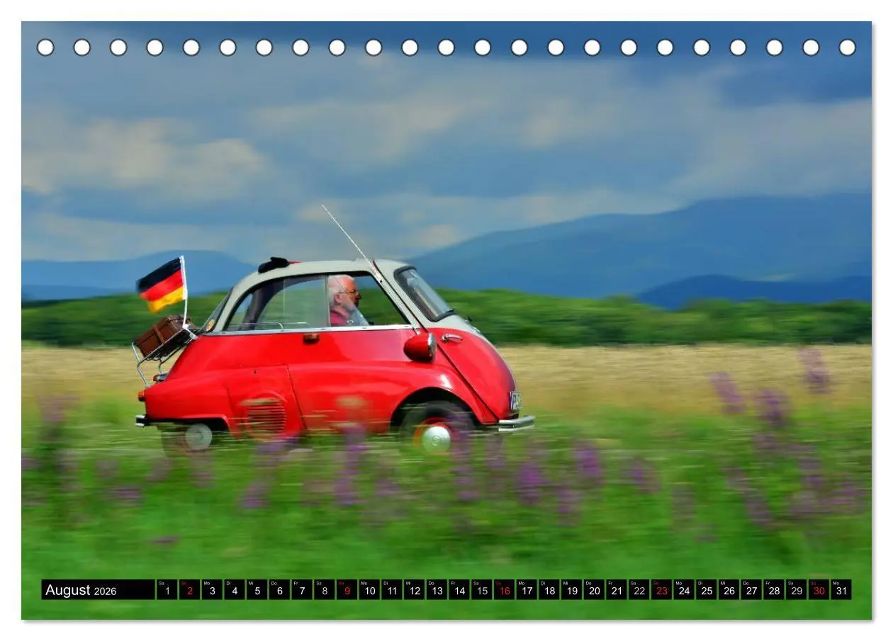Bild: 9783516128826 | BMW Isetta - Die Knutschkugel (Tischkalender 2026 DIN A5 quer),...