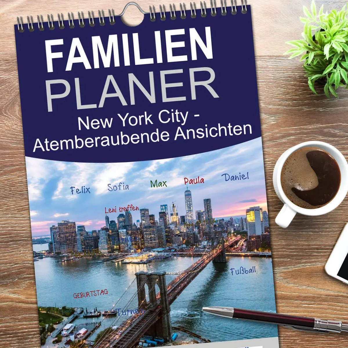 Bild: 9783516508826 | Familienplaner 2026 - New York City - Atemberaubende Ansichten mit...
