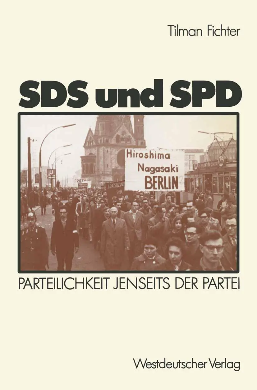 Cover: 9783531118826 | SDS und SPD | Parteilichkeit jenseits der Partei | Tilman Fichter