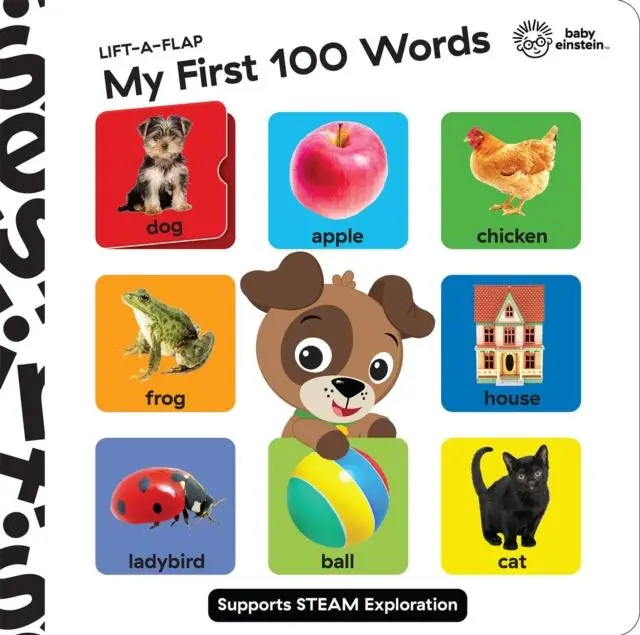 Cover: 9781503758926 | Baby Einstein Lift A Flap My First 100 Words Novelty Board Book | Kids