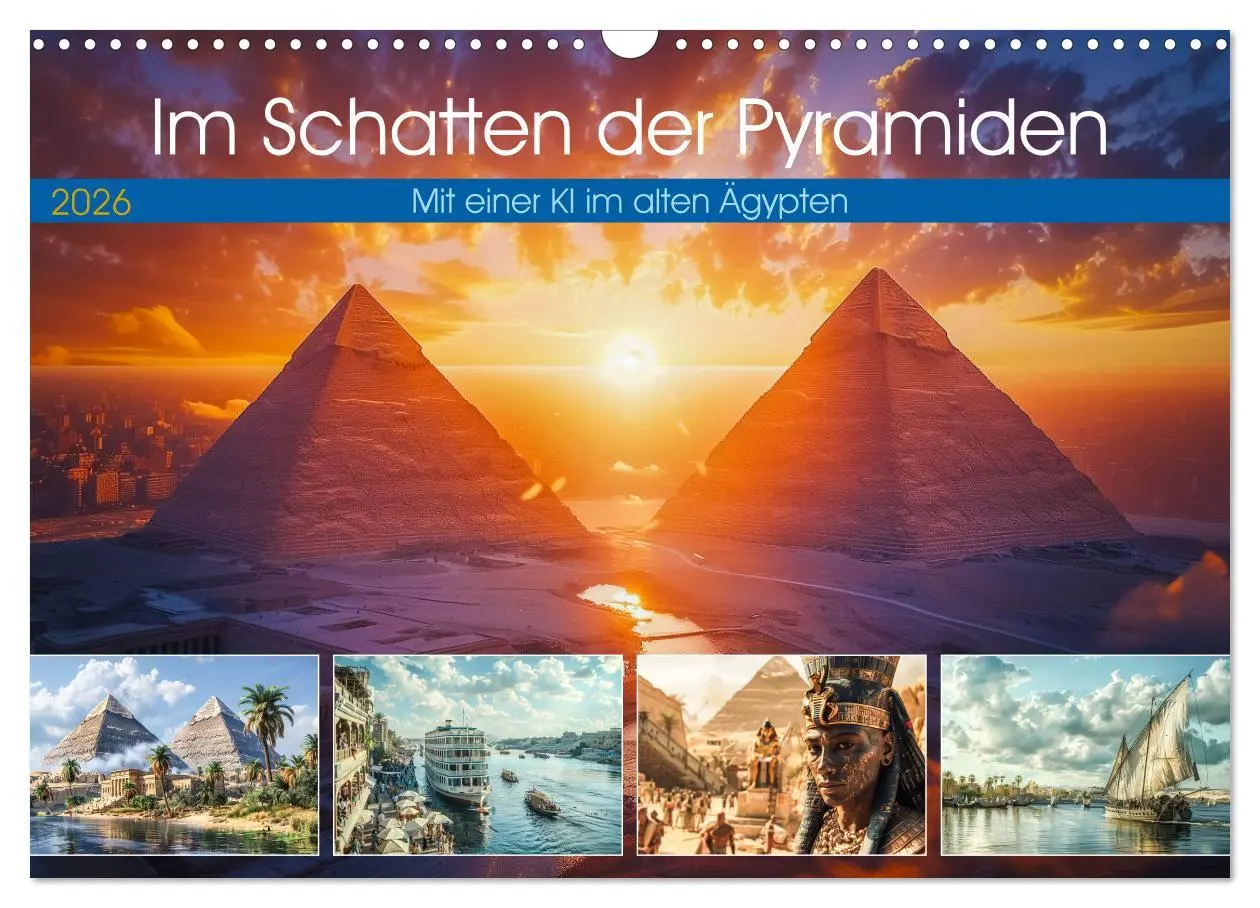 Cover: 9783457408926 | Im Schatten der Pyramiden (Wandkalender 2026 DIN A3 quer), CALVENDO...