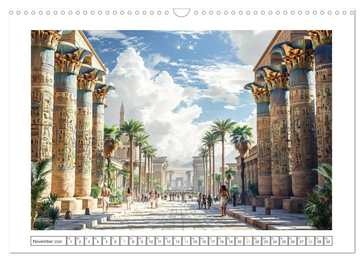 Bild: 9783457408926 | Im Schatten der Pyramiden (Wandkalender 2026 DIN A3 quer), CALVENDO...
