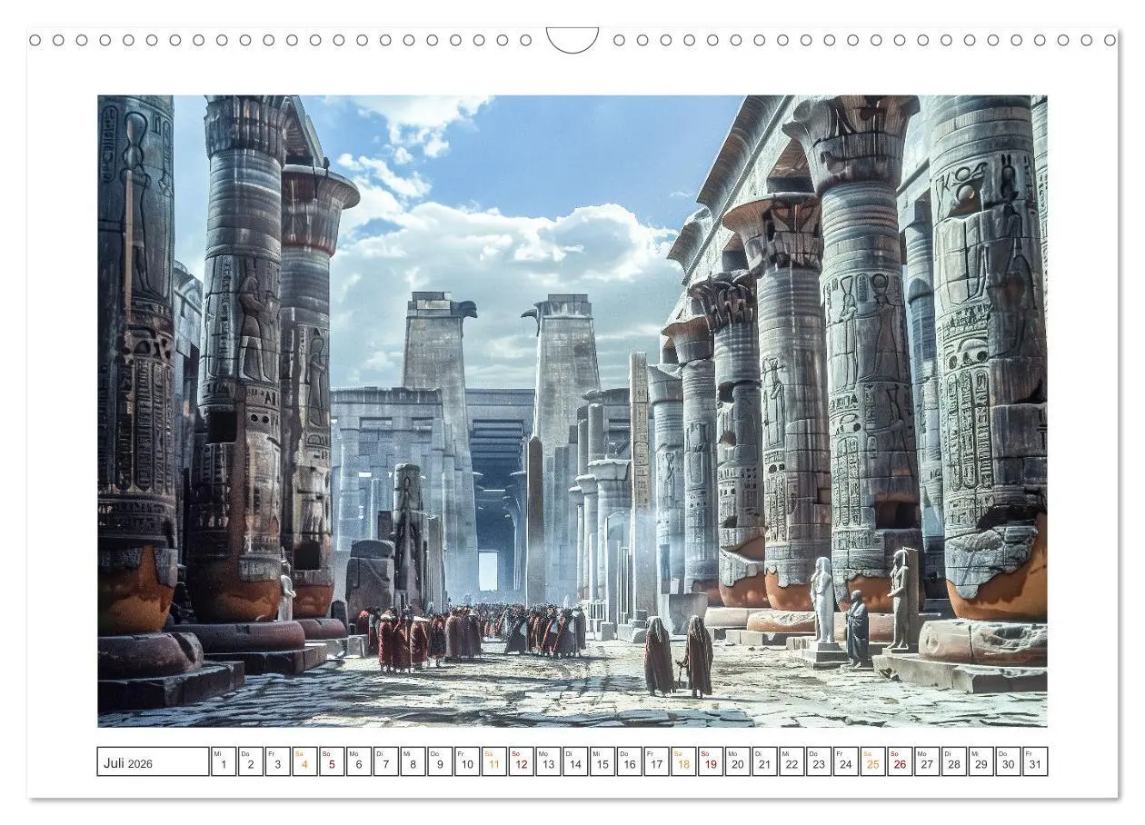 Bild: 9783457408926 | Im Schatten der Pyramiden (Wandkalender 2026 DIN A3 quer), CALVENDO...