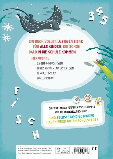 Bild: 9783473488926 | Mein großes Schulstartbuch: Lesen Schreiben Rechnen | Jebautzke | Buch